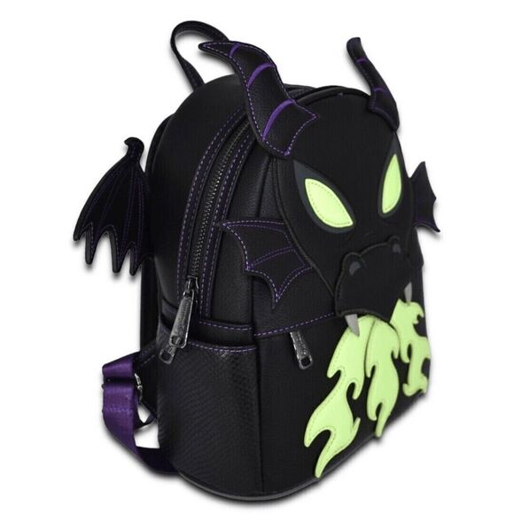 Loungefly Disney Sleeping Beauty Maleficent Dragon Cosplay Glow in the D… main image 7